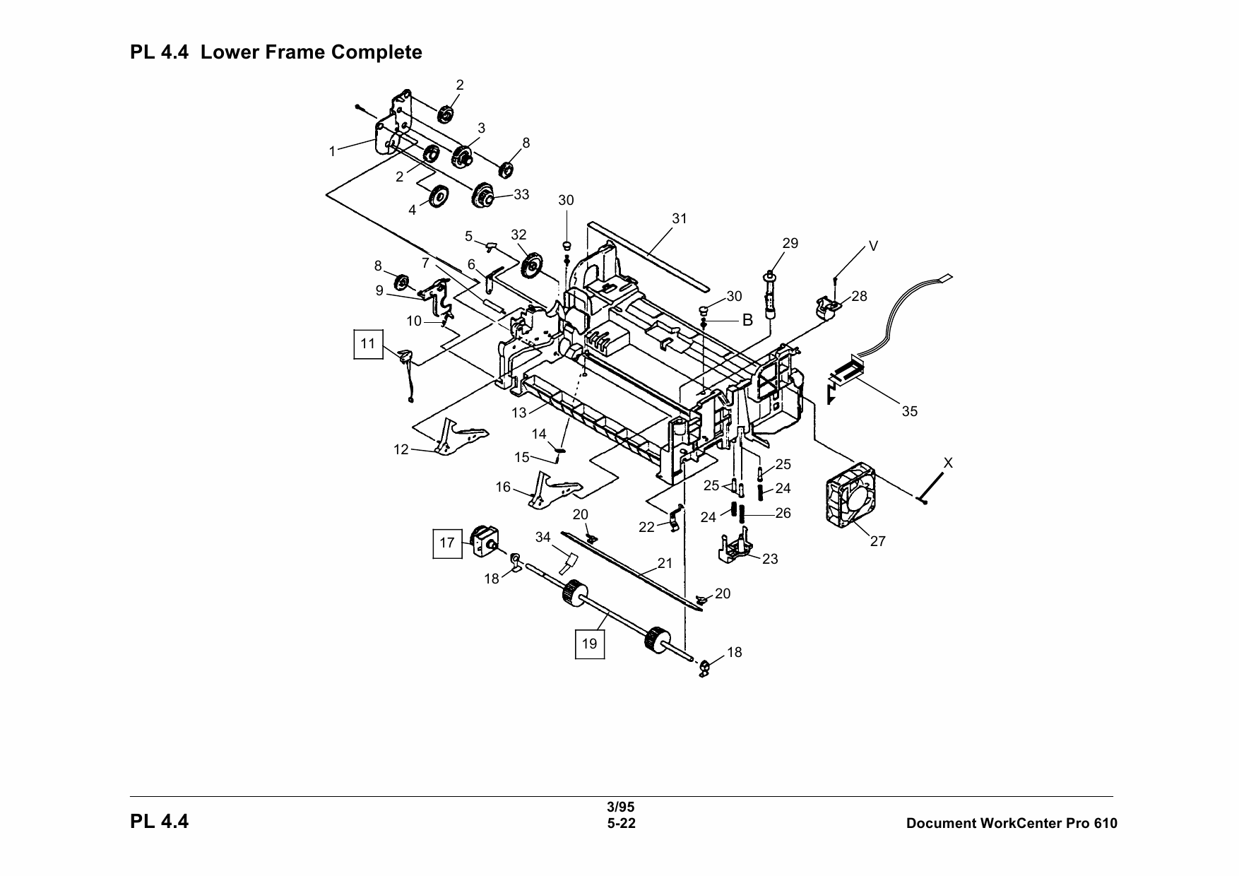 Xerox WorkCentre Pro-610 Parts List Manual-2